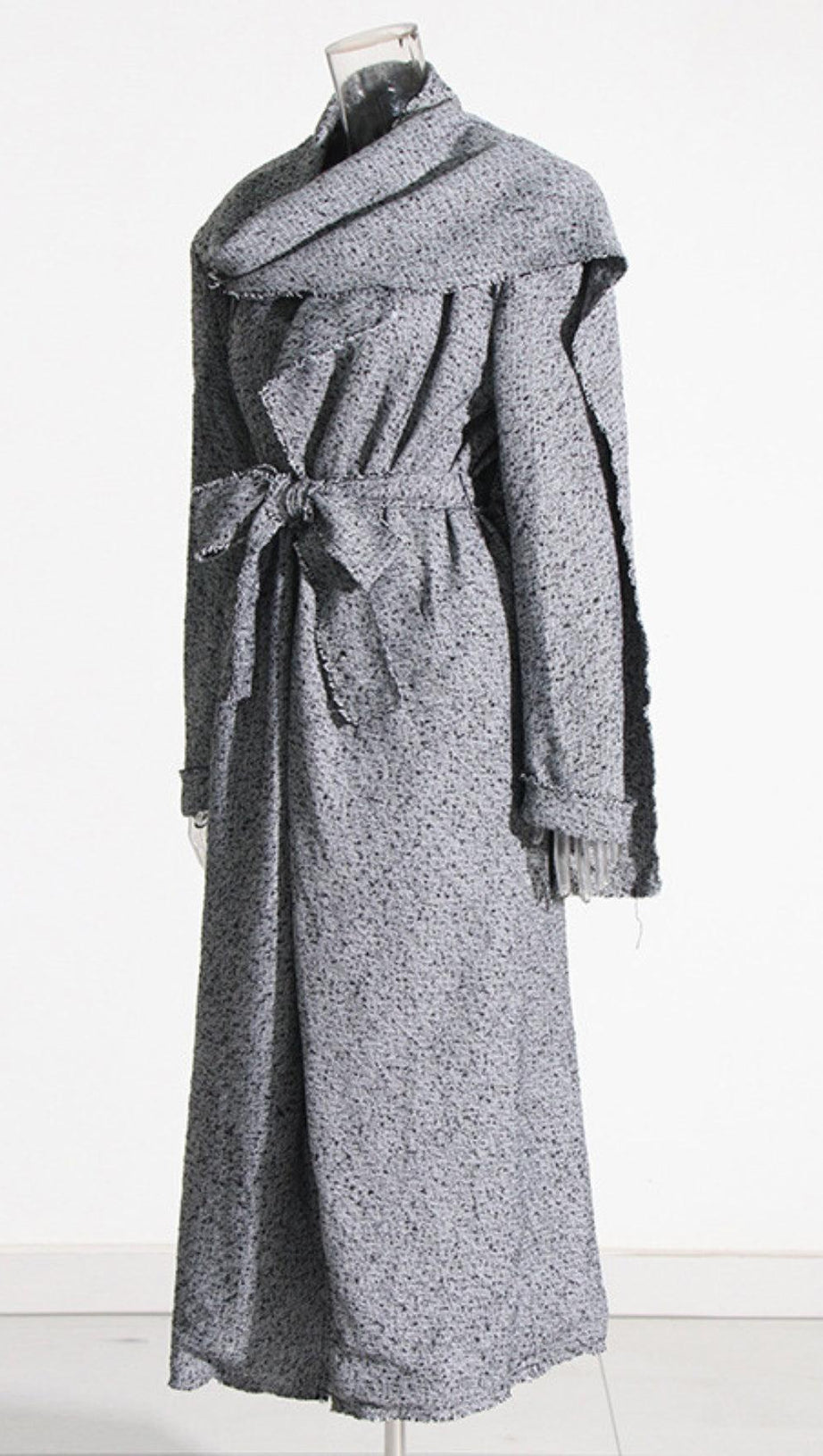 COLLAR HOUNDSTOOTH COAT