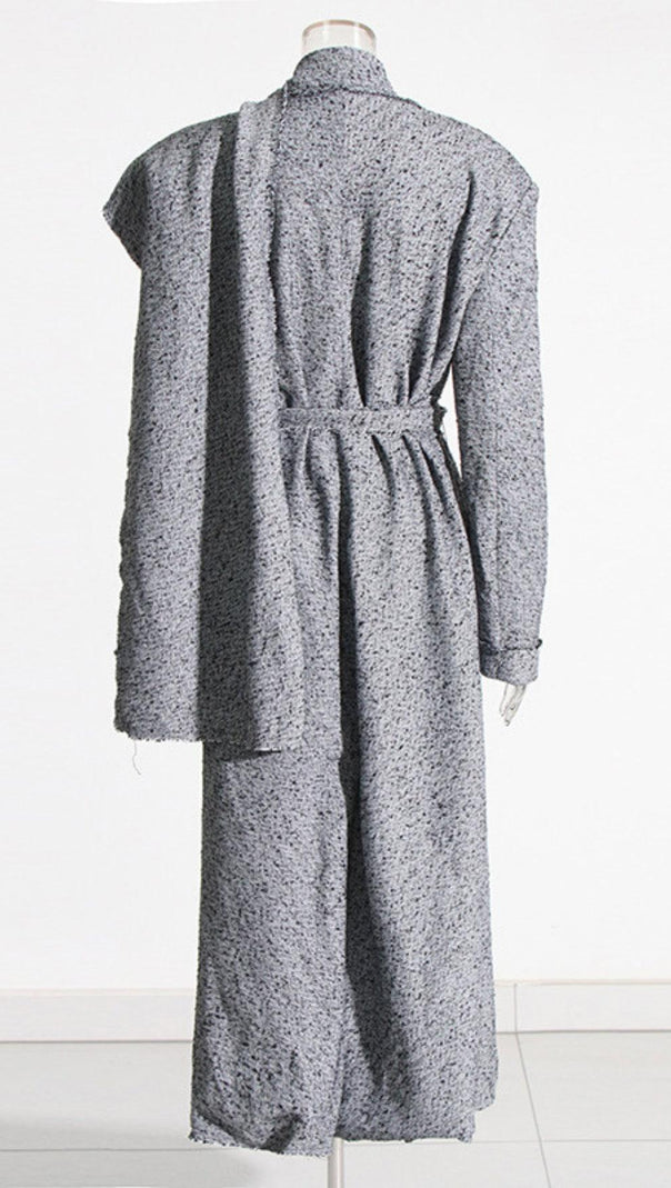 AIIZIE COLLAR HOUNDSTOOTH COAT - product image