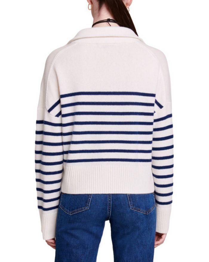 AIIZIE COLLARED STRIPED SWEATER - product image