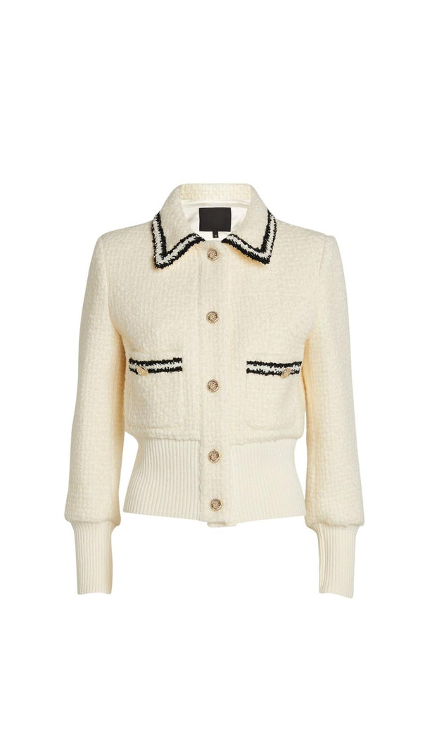AIIZIE CONTRAST-TRIM TWEED JACKET - product image