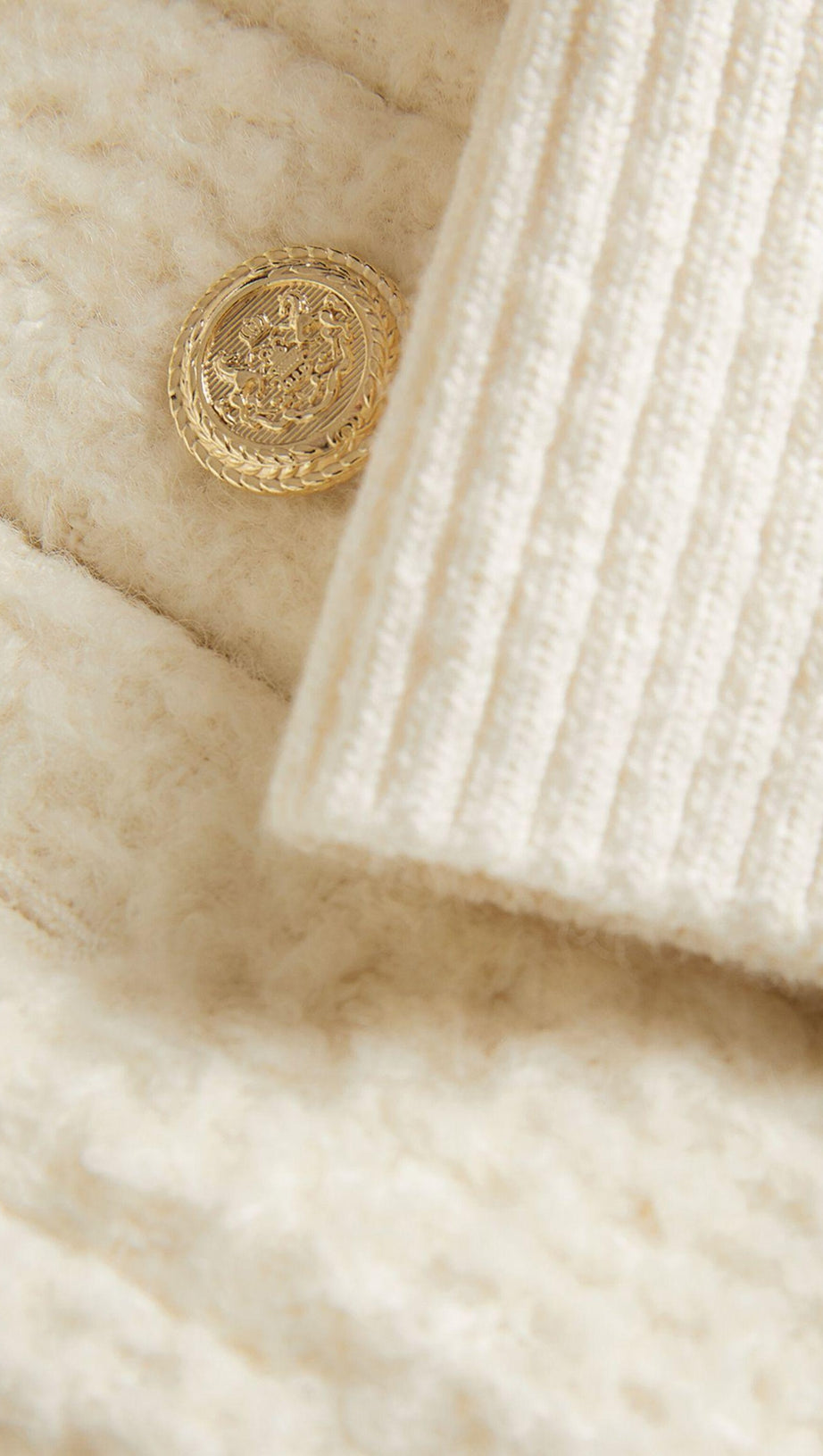 CONTRAST-TRIM TWEED JACKET