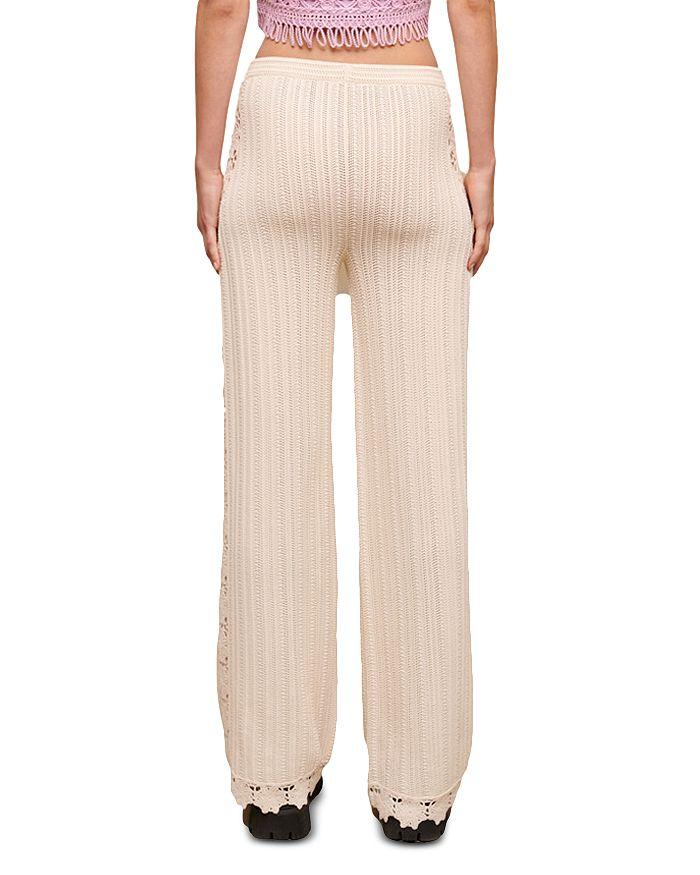 AIIZIE CRCHET TRIM KNIT PANTS - product image