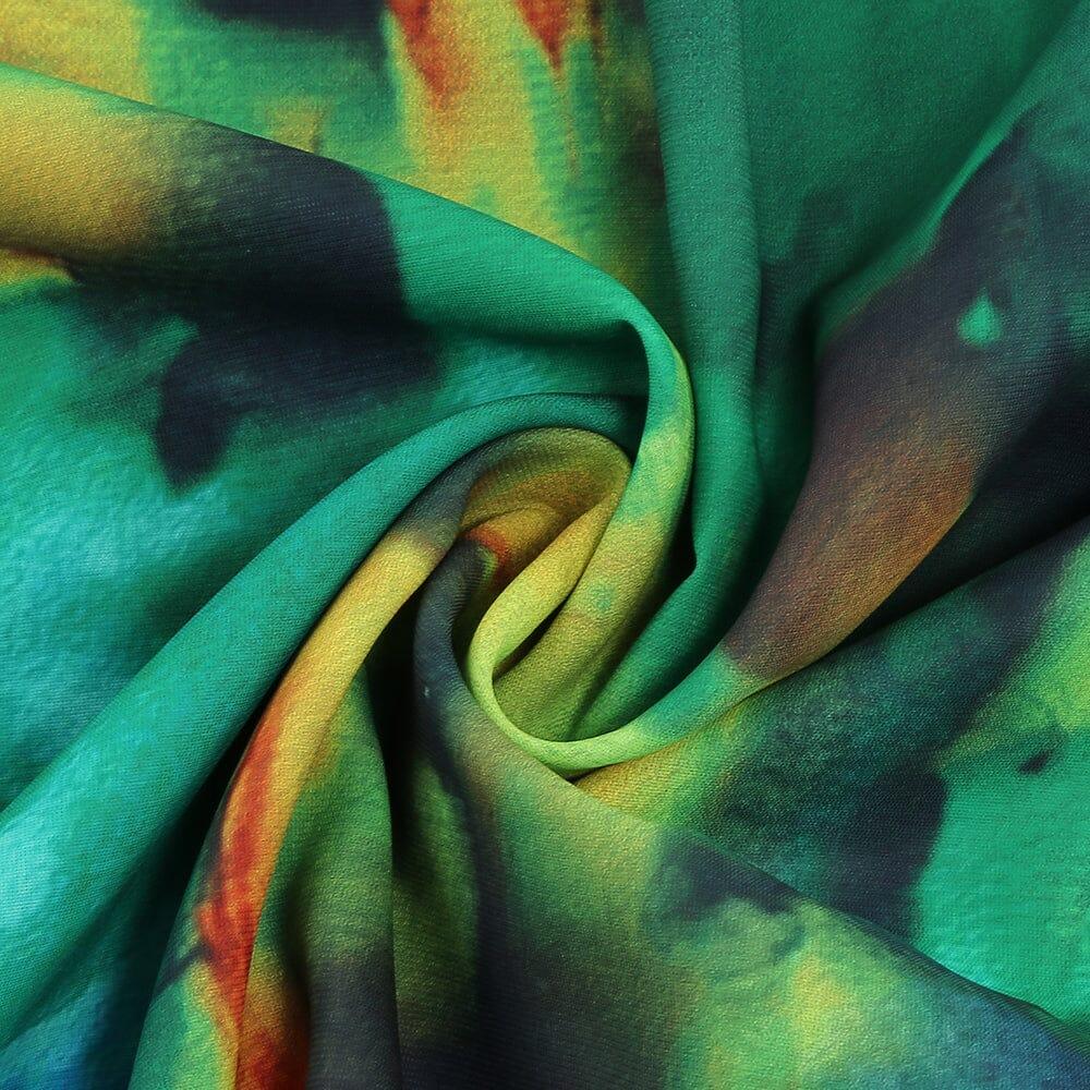 AIIZIE LONG SLEEVE MAXI DRESS IN GREEN - product image