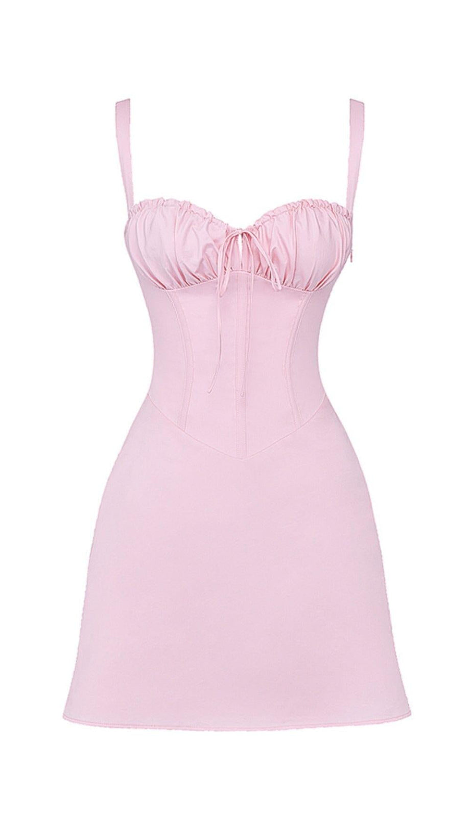 PINK CORSET MINI DRESS