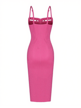 Eabha Spaghetti Cutout Midi Dress