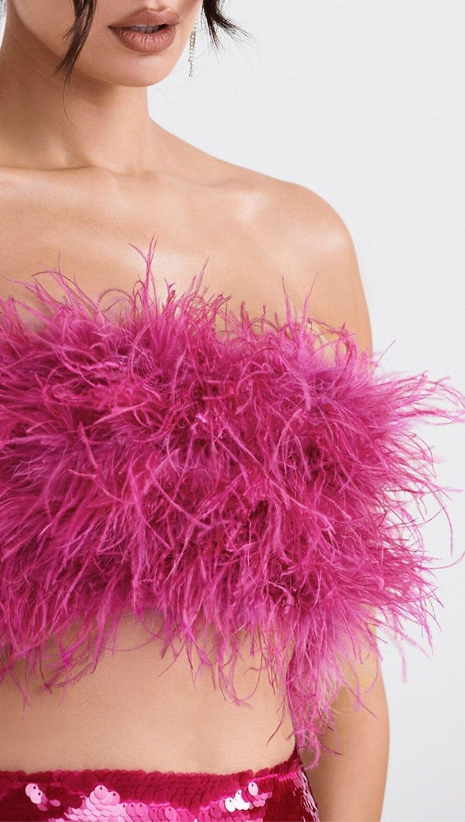 HOT PINT SEQUIN TWO PIECE SET MAXI DRESS