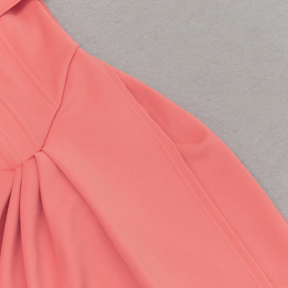 AIIZIE ONE SHOULDER CORSET MIDI DRESS - product image