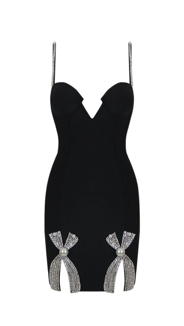AIIZIE BOW-DETAIL SLEEVELESS MINI DRESS - product image