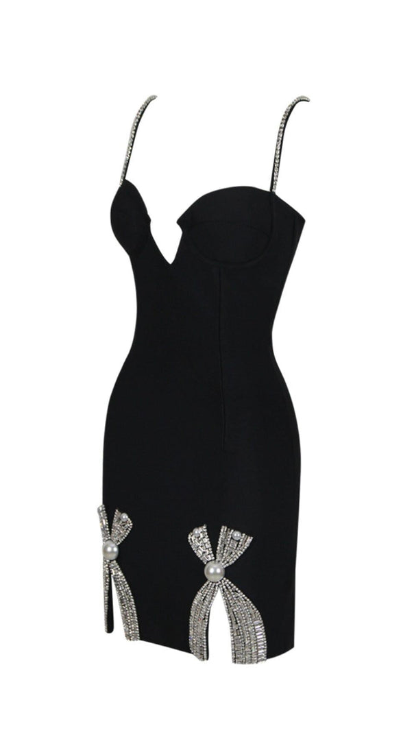 AIIZIE BOW-DETAIL SLEEVELESS MINI DRESS - product image