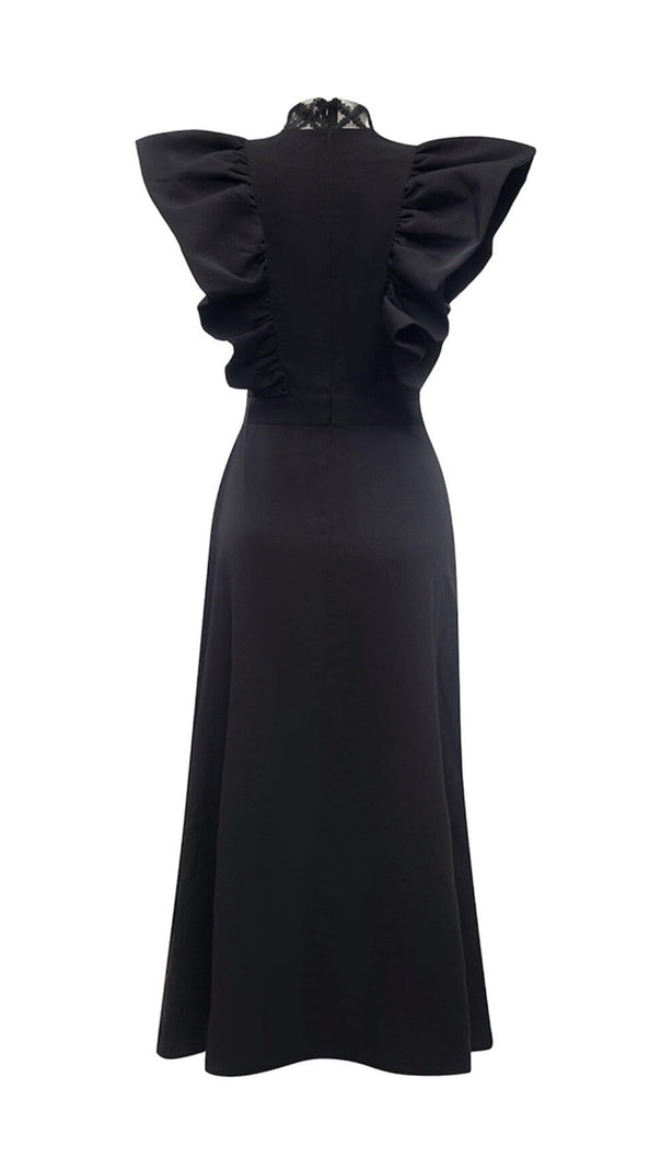 AIIZIE JEWEL NECK SLEEVELESS MIDI DRESS - product image