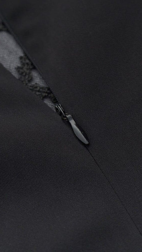 JEWEL NECK SLEEVELESS MIDI DRESS