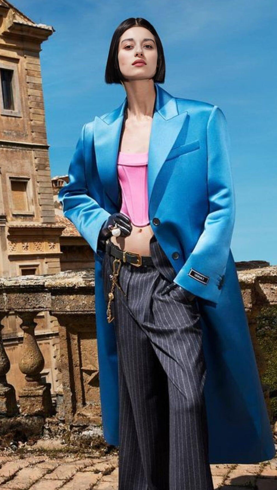 SATIN CORSET STYLE TOP