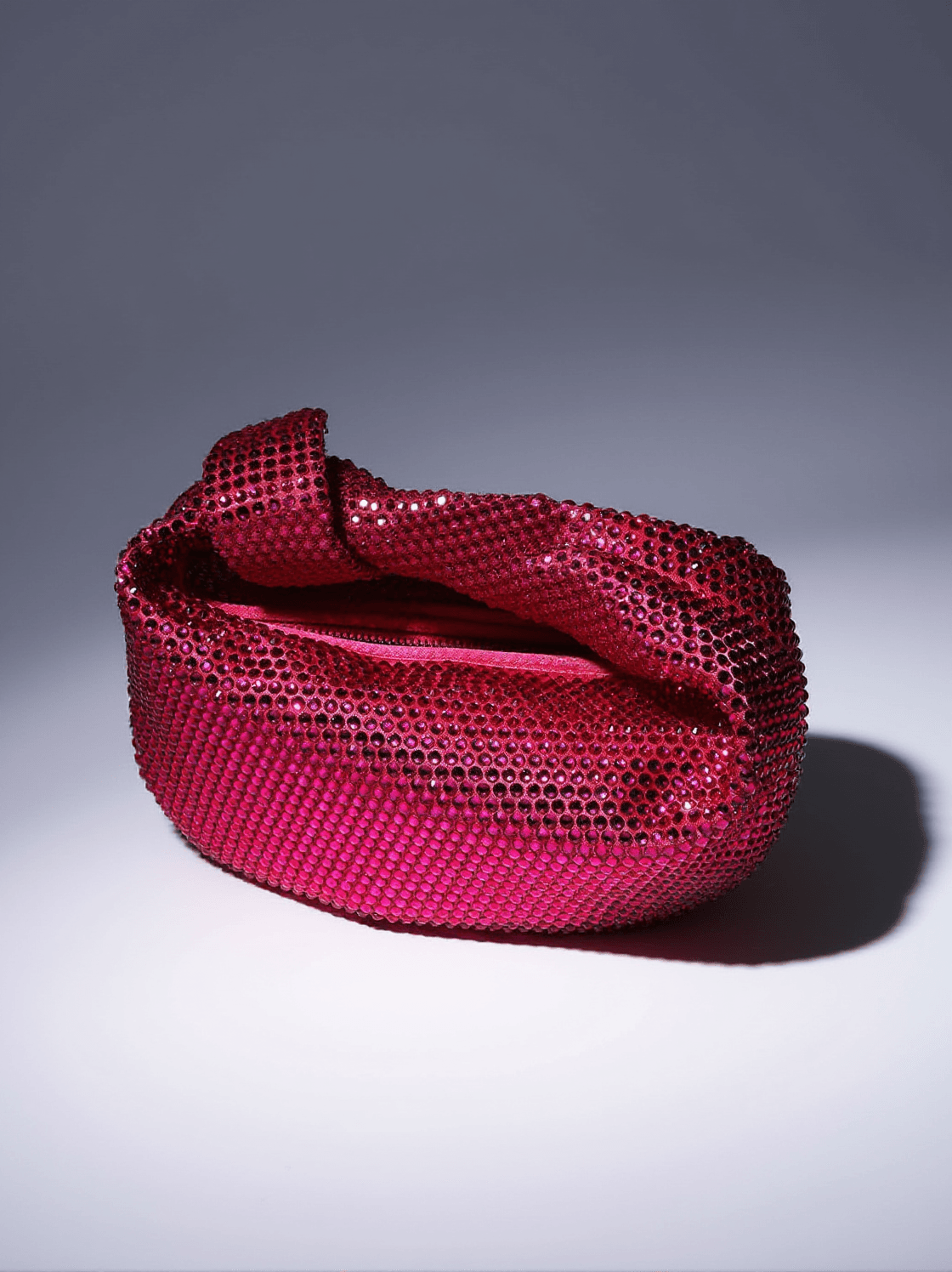 CIARA EMBELLISHED TOTE BAG IN HOT PINK