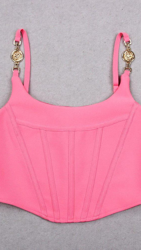 SATIN CORSET STYLE TOP