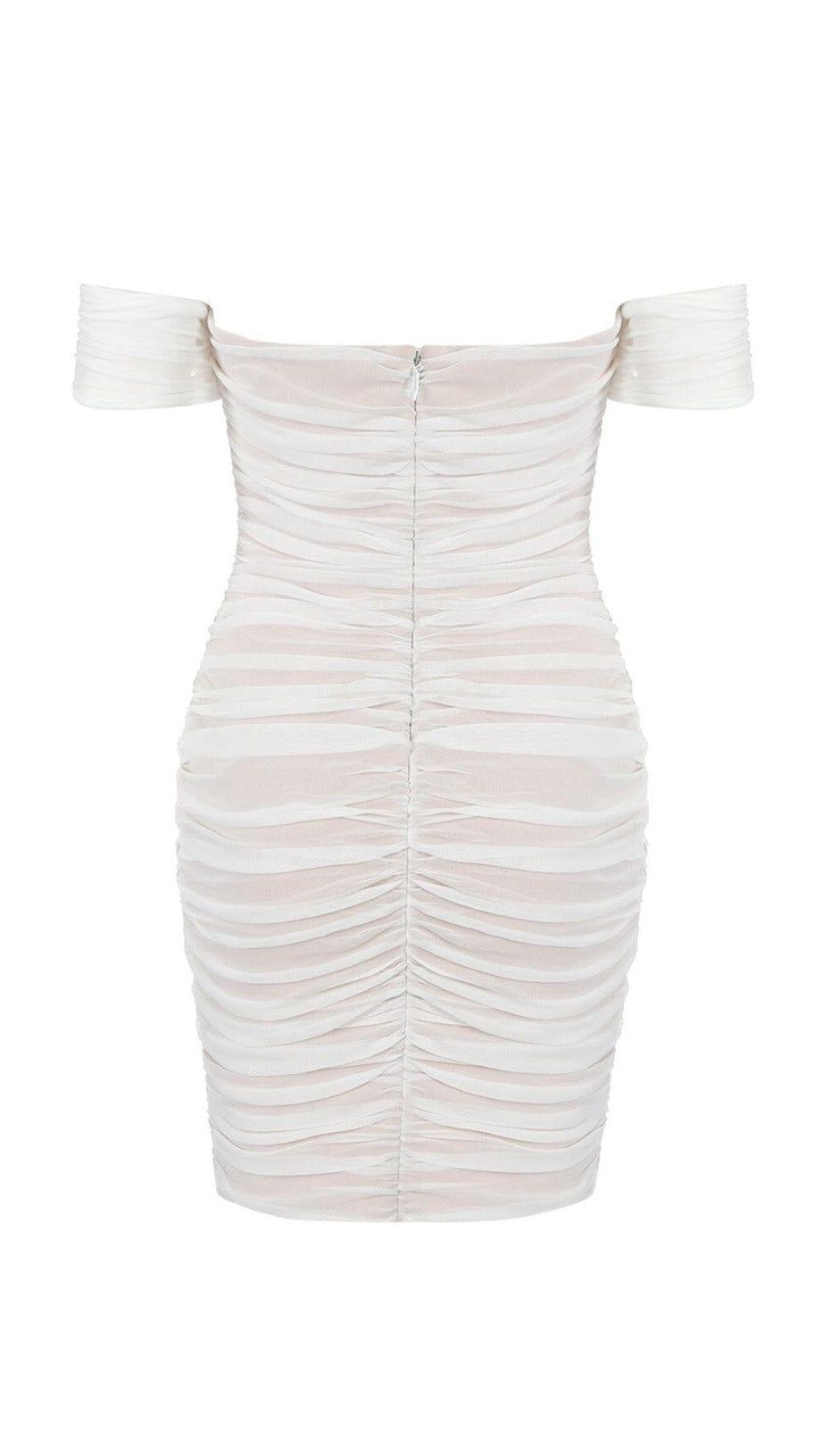 MESH HALTER BODYCON MINI DRESS