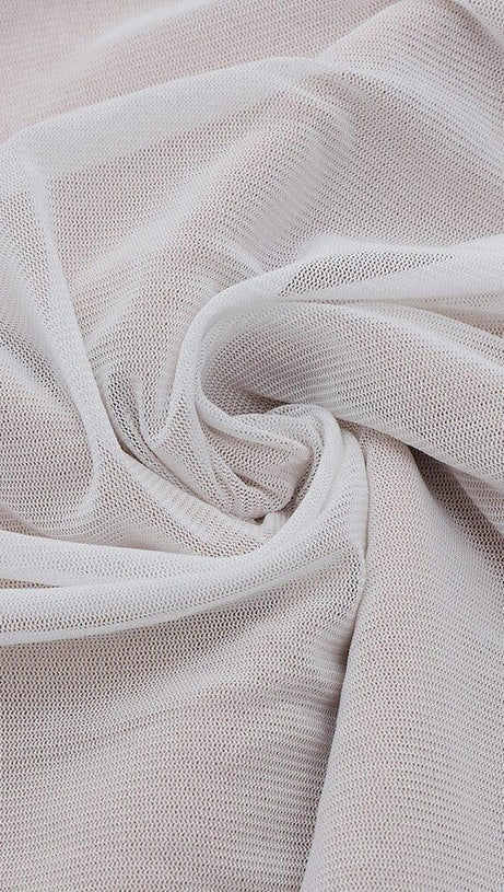 MESH HALTER BODYCON MINI DRESS