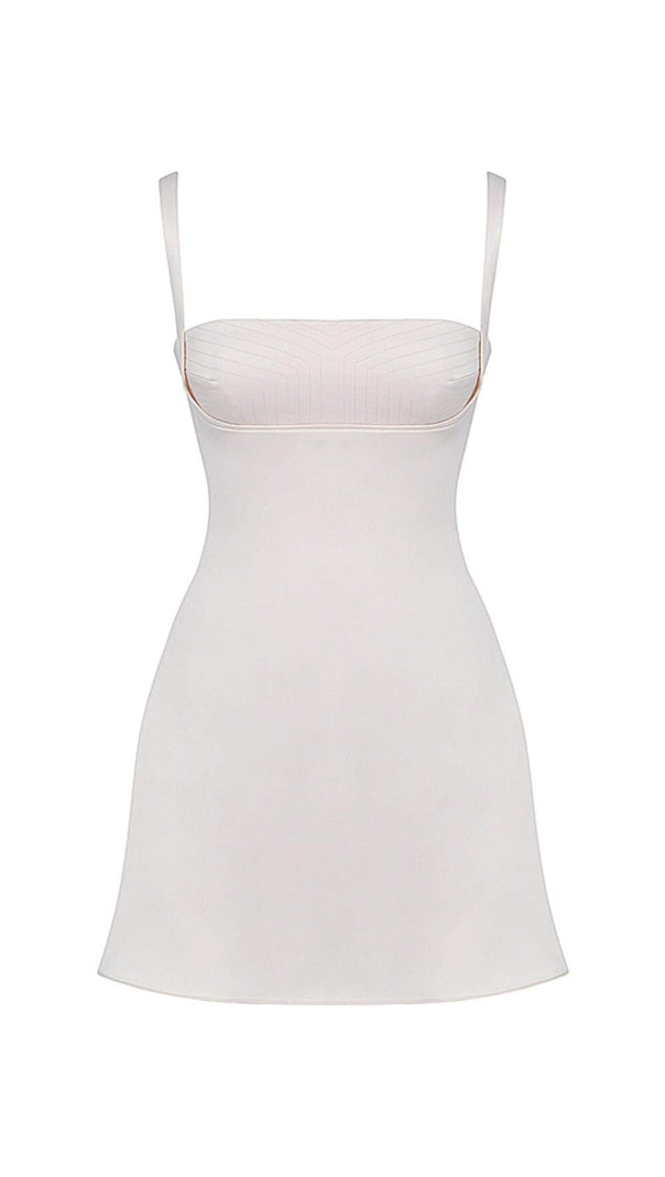 Vintage Cream Mini Dress