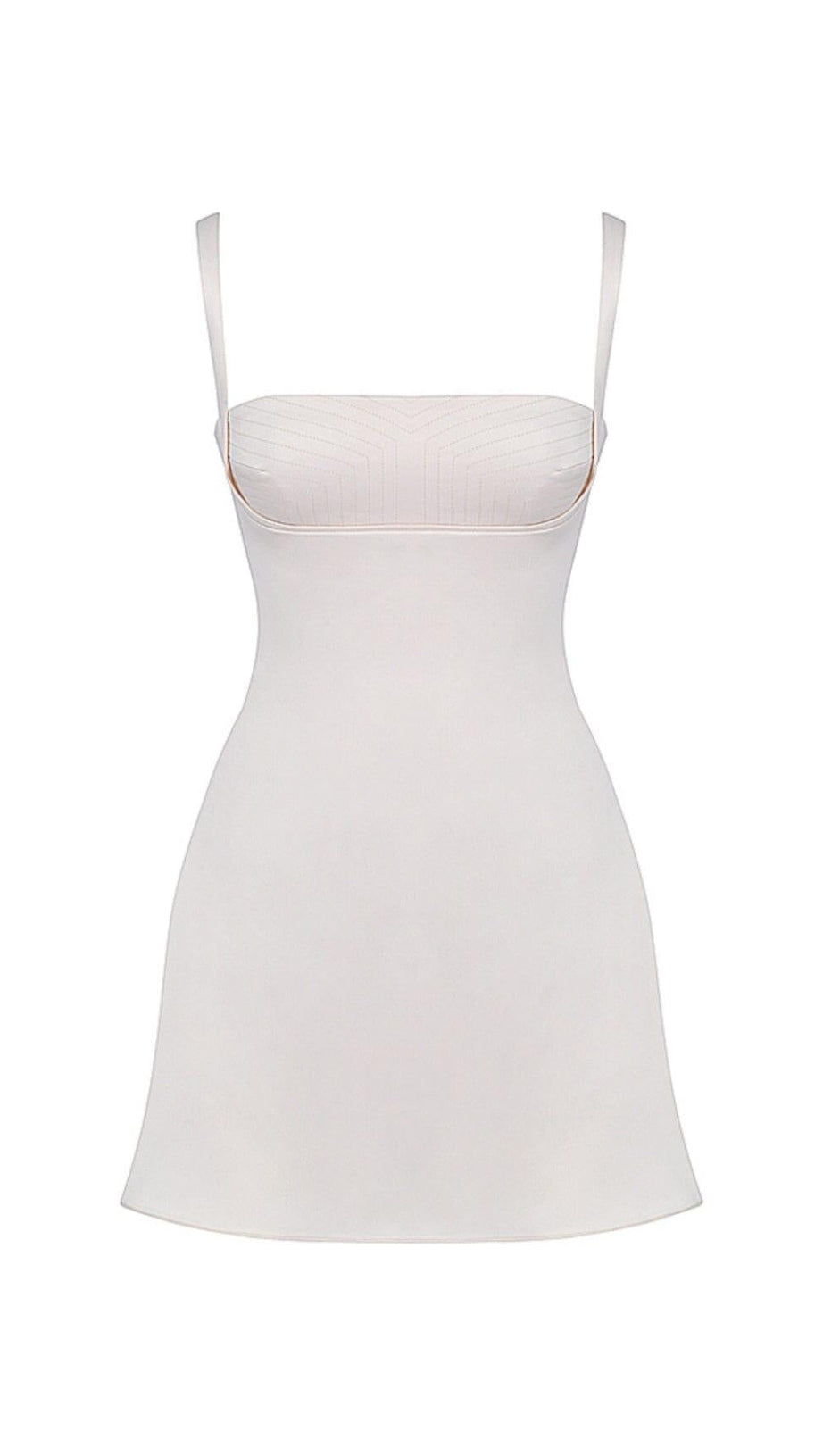 VINTAGE CREAM MINI DRESS