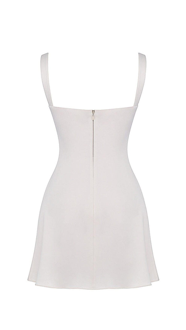 Vintage Cream Mini Dress