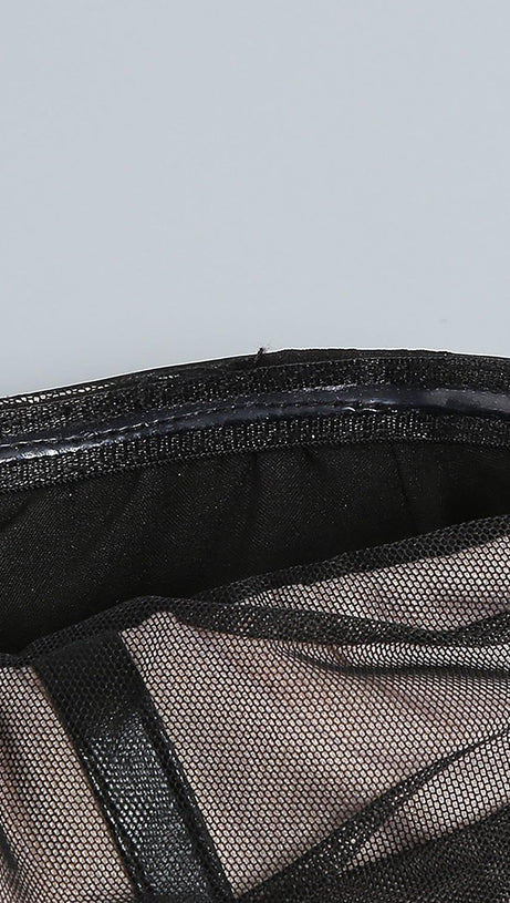 STRAPLESS CORSET TOP TULLE DRESS PAULA GOWN