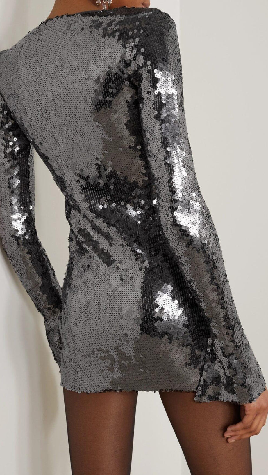 MINI ABITO IN TULLE CON PAILLETTES SOLARIA