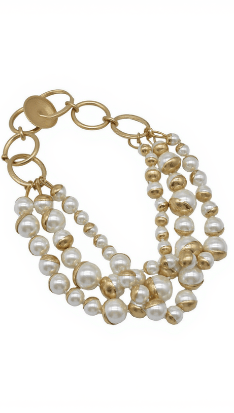 FFION LAYERED PEARL NECKLACE