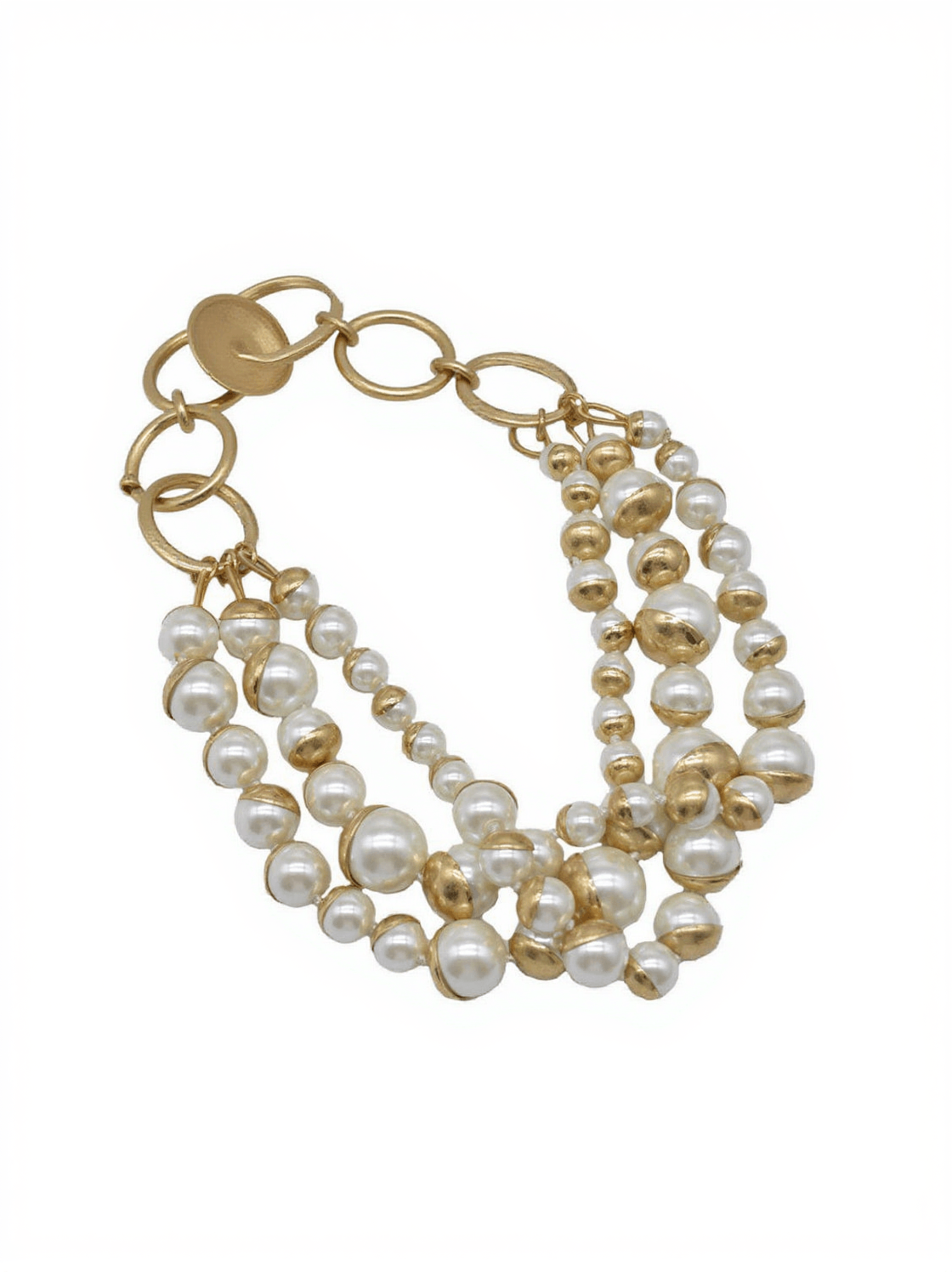 FFION LAYERED PEARL NECKLACE
