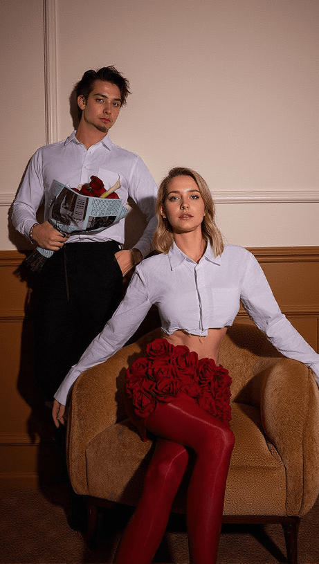 VIHAAN ROSE EMBELLISHED SHORTS