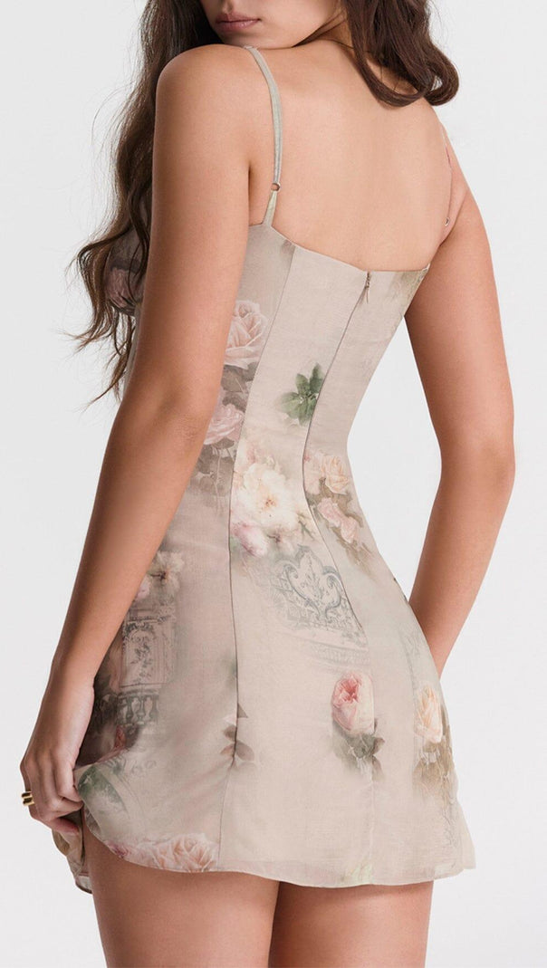 AIIZIE VINTAGE FLORAL MINI DRESS - product image
