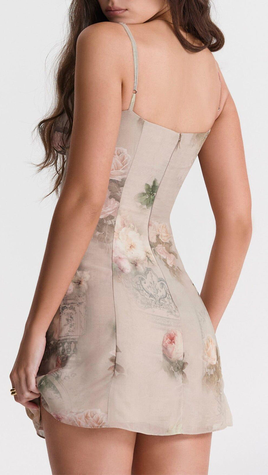 VINTAGE FLORAL MINI DRESS