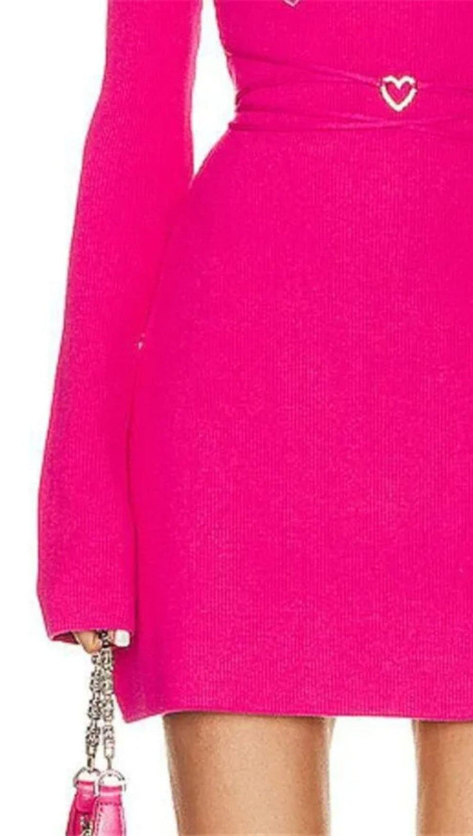 RED HEART SUSPENDER MINI DRESS