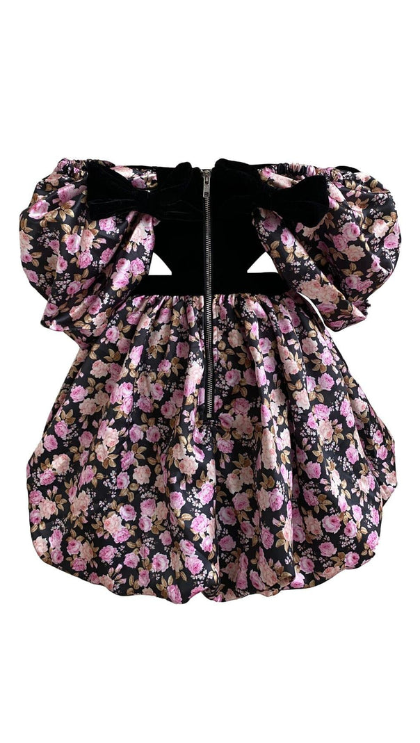 AIIZIE FLORAL OFF SHOULDER MINI DRESS - product image