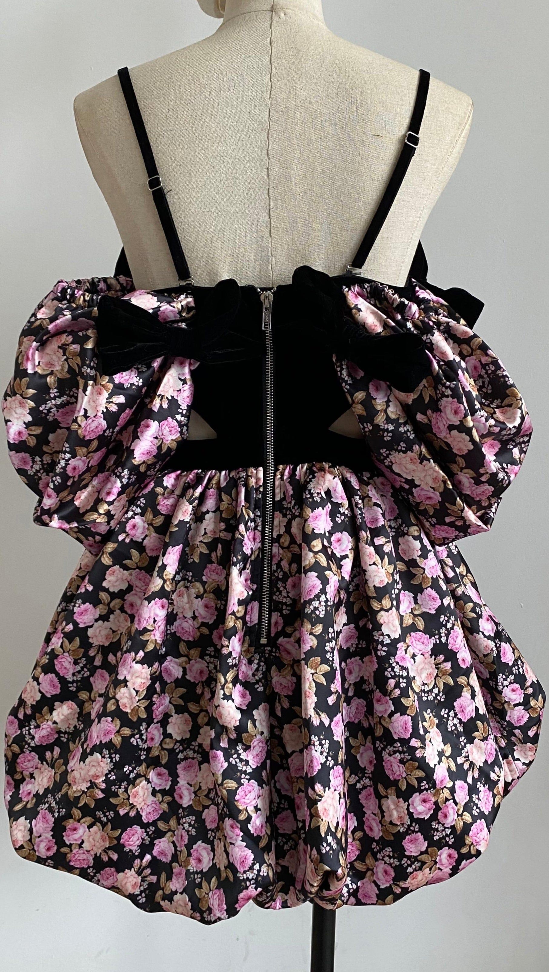 AIIZIE FLORAL OFF SHOULDER MINI DRESS - product image