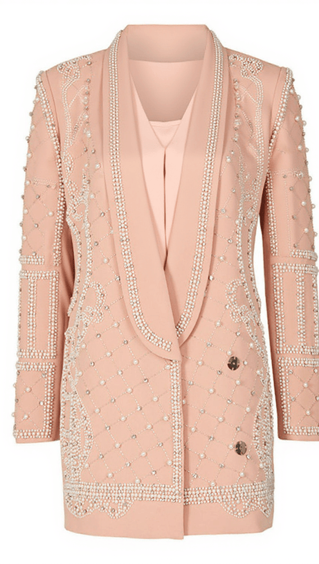 BLAZER CON PERLE MINAHIL