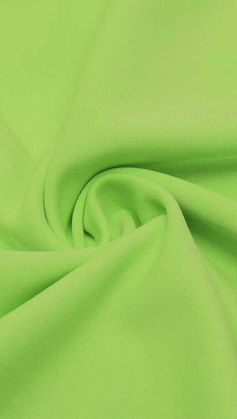 ONE SHOULDER BELT MIDI DRESS IN GREEN