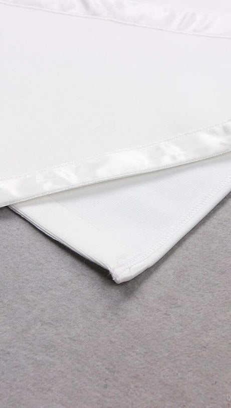 PANTHER HEAD CUT OUT ASYMMETRIC BANDAGE MINI DRESS