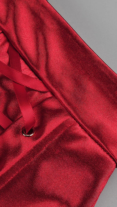 STEAMPUNK STEEL BONED SHAPER CORSET LACE UP SKIRTS TWO PIECE