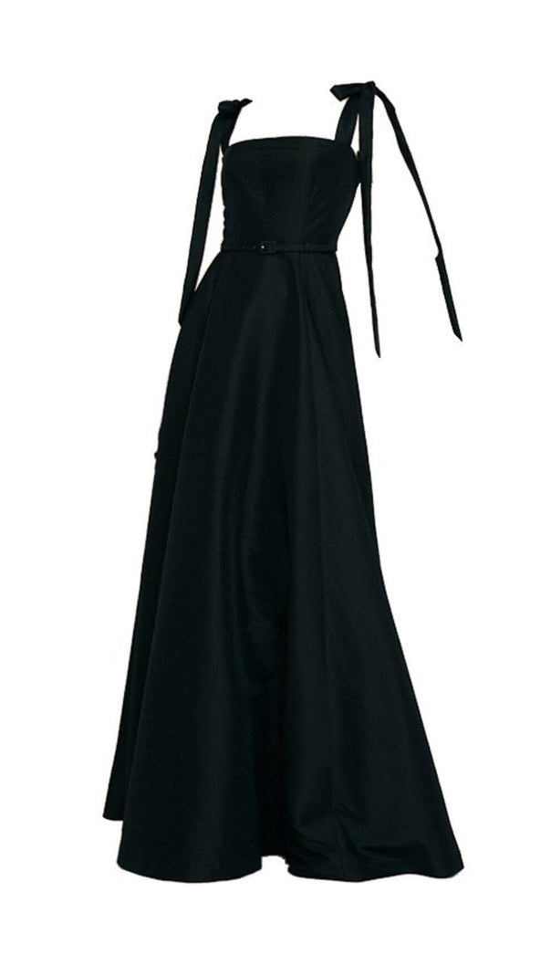 AIIZIE TIE SUSPENDER DRESS IN BLACK - product image