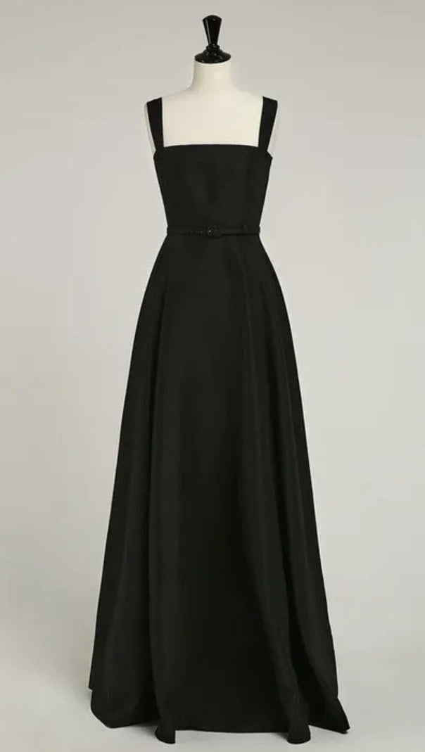AIIZIE TIE SUSPENDER DRESS IN BLACK - product image