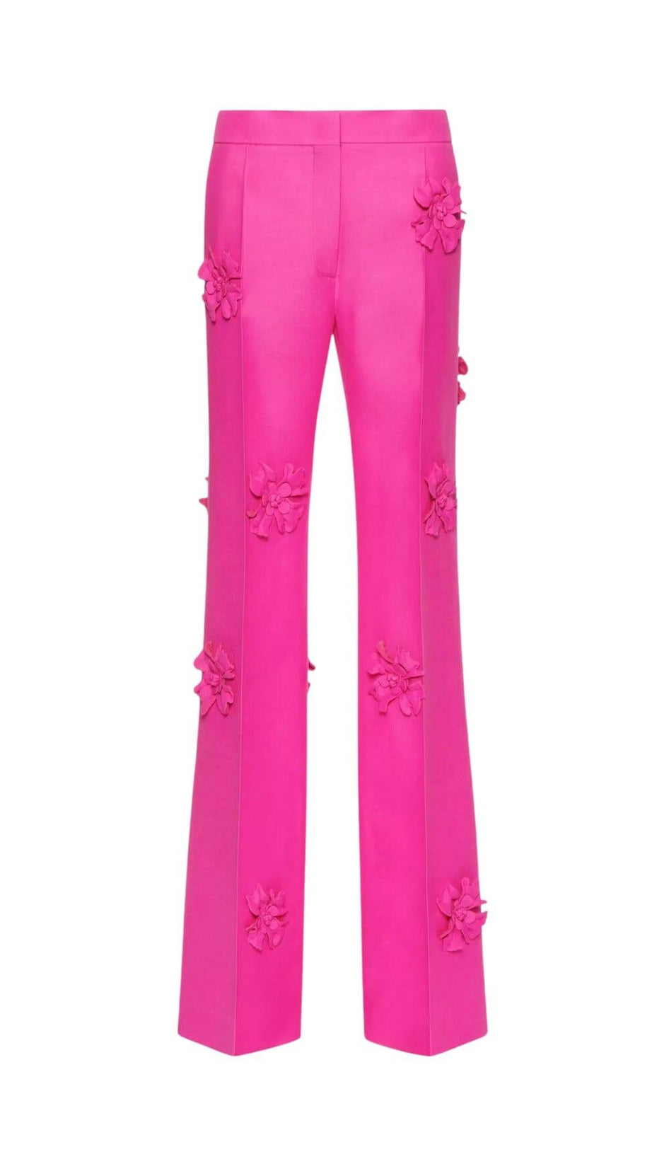 STEREO FLOWER MID-RISE JEANS IN PINK