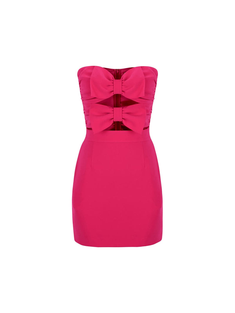 Drake Strapless Bow Cutout Dress