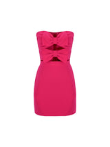 Drake Strapless Bow Cutout Dress