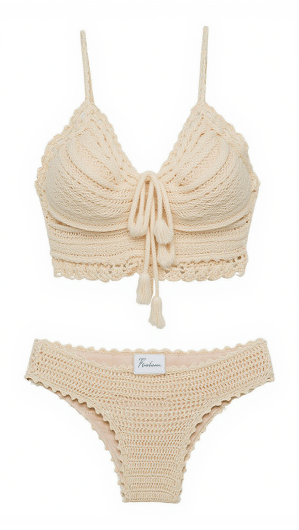 AIIZIE ETTA KNITTED BIKINI TWO PIECE SET - product image
