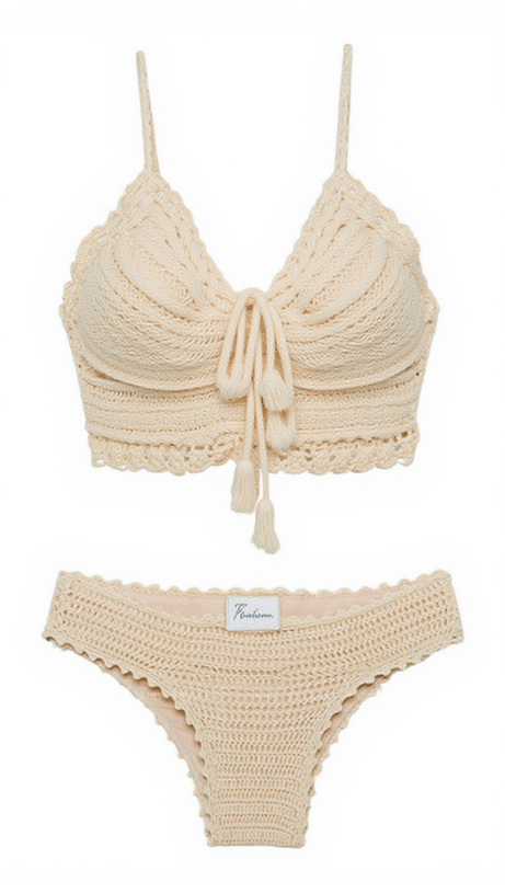 Etta Strick-Bikini-Zweiteiler