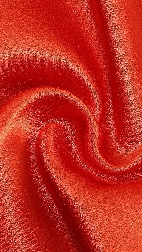 ONE-SHOULDER SATIN HIGH-SLIT MAXI DRESS