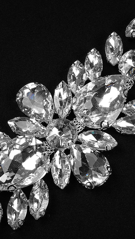 LONG SLEEVE CUT OUT BACKLESS MERMAID MAXI DRESS IN BLACK