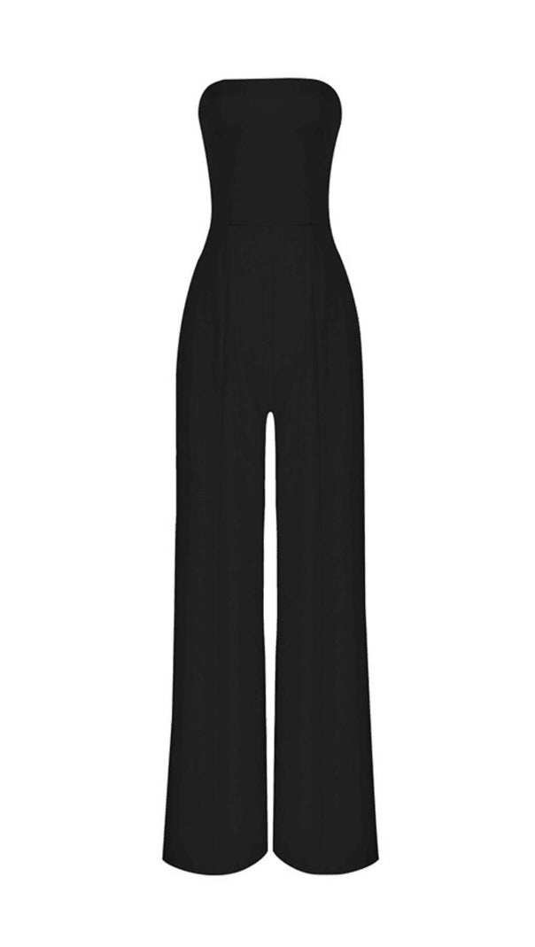 AIIZIE TUBE TOP BODYSUIT IN BLACK - product image