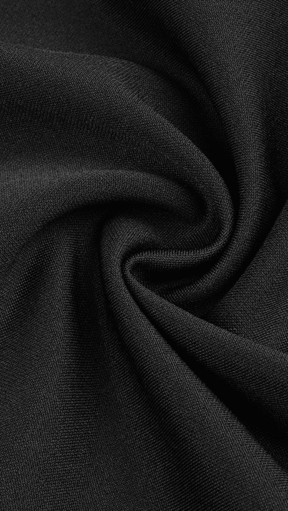 TUBE TOP BODYSUIT IN BLACK