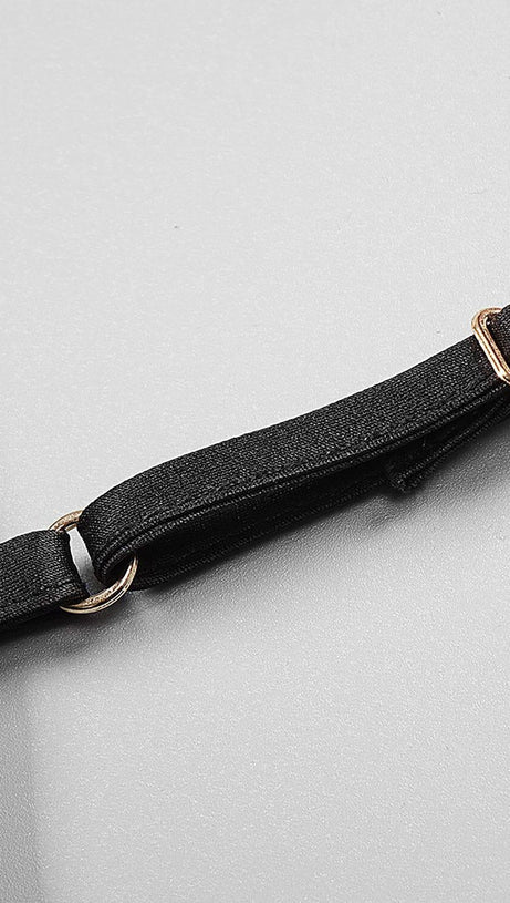 STRAPPY CORSETED SILK FAILLE MINI DRESS