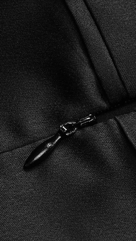 STRAPPY CORSETED SILK FAILLE MINI DRESS